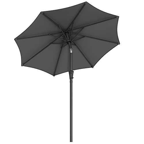 Guarda-Sol de Jardim SONGMICS Cinzento (210 cm) SONGMICS - Móveis de exterior - cinzento, jardim, 210 cm