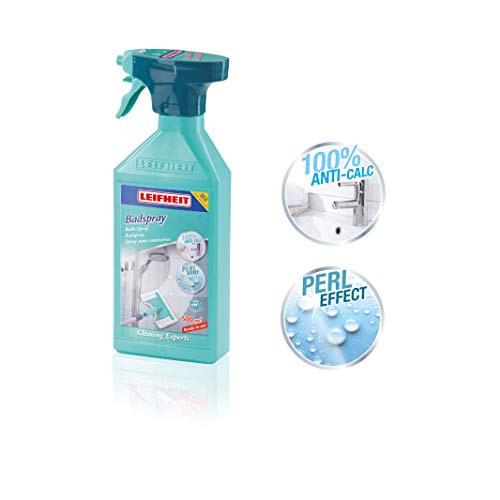 Leifheit 41412 spray de limpeza para casa de banho Leifheit - Limpadores de banheira e azulejo - 500 ml, azul, branco, limpeza