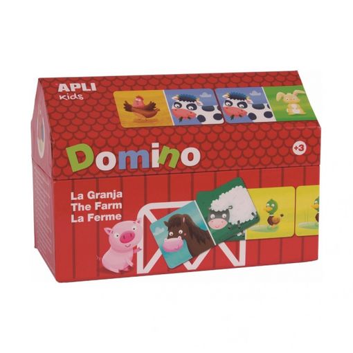 Puzzle LA GRANJA The Farm Animals (Idade Mínima Recomendada: 3 anos - 28 Peças) Apli Agipa - Jogos - puzzle, 3 anos, 28 peças, animais da fazenda
