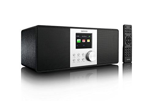 Rádio LENCO DIR-200 (Preto - Digital - Analógico - FM - DAB - DAB+) Lenco - Radios - digital, analógico, fm, dab+, dab+