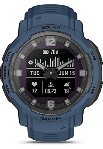 Relógio Desportivo GARMIN Instinct Crossover Solar (Bluetooth - Até 9 dias de autonomia) Garmin - Óculos inteligentes - desporto, solar, bluetooth, 9 dias, smartwatch