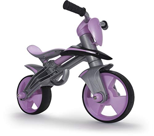 Bicicleta HOMCOM de Equilíbrio para Crianças (Rosa - 58x43x74 cm) INJUSA - Brinquedos - equilíbrio, segurança, desenvolvimento, rodas estabilizadoras