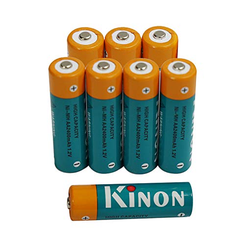 Pilhas Recarregáveis KINON Pilhas Recarregáveis AA Ni-Mh 1.2V 2400Mah (8 Peças) Kinon Technology - Baterias de uso geral - 2400mah, 1.2V, aa, ni-mh