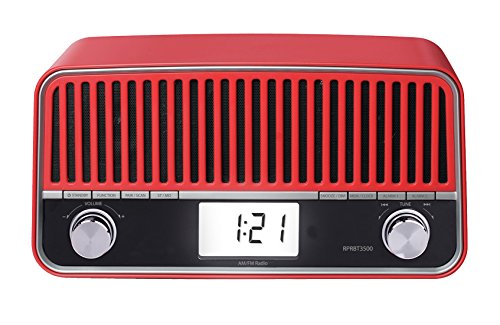 Rádio SUNSTECH RPRBT3500 (Vermelha - Digital - FM/AM - Pilhas) SUNSTECH - Radios - digital, fm/am, pilhas, vermelha