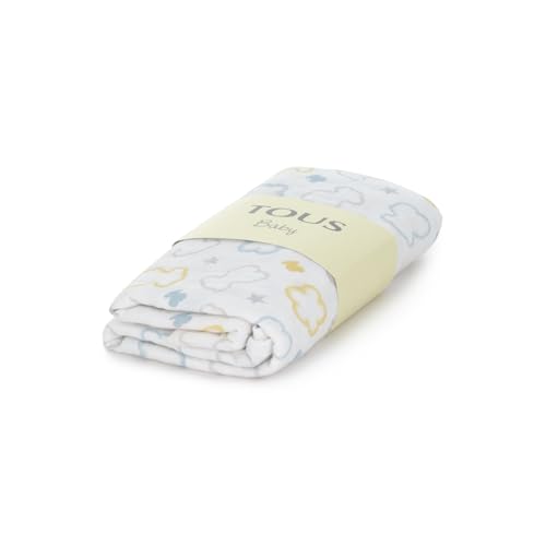 Toalha de Encaixe Tous Baby Amarelo (Tam: 0-36 M) TOUS Baby - Roupa de cama - tecido transpirável, anti-alergia, 0-36 meses, impressão
