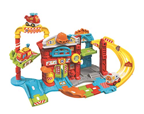 Brinquedo educativo VTech Maxi Coffret Au Feu Les Pompiers (3 anos) VTech - Conjuntos de brinquedos - educativo, 3 anos, helicóptero, luzes e sons