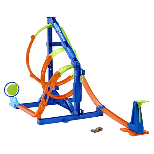 Conjunto de veículos e pistas HOT WHEELS 3 em 1 (Idade Mínima: 6) Hot Wheels - Conjuntos de brinquedos - conjunto, veículos, pistas, Hot Wheels
