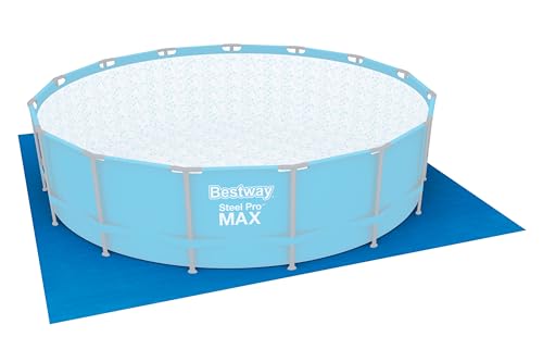 Tapete Protetor de Chão Betsway 488X488 Cm para Piscina Desmontável Azul Bestway - Coberturas de piscina e panos de chão - tapete, protetor, chão, piscina desmontável, azul