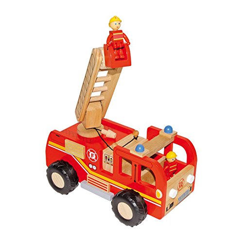 Brinquedo sobre rodas Small Foot Company 8509 | Azul, Vermelho small foot company - Caminhões de brinquedo & veículos de construção - brinquedo, rodas, azul, vermelho, bombeiros