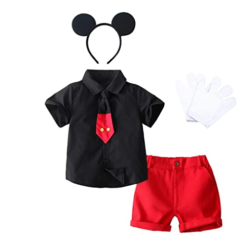 Fato de Menino DISFRAZZES Mickey Com Orelhas De Rato (Tam: 3 a 4 anos) Lito Angels - Brincadeira de faz de conta - mickey, 3-4 anos, fato