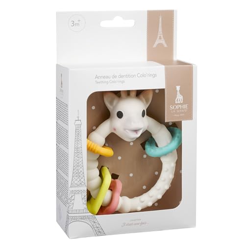 Anel de Dentes VULLI Colorida Sophie La Girafa Vulli - Cuidados com a higiene oral - colorido, sophie la girafa