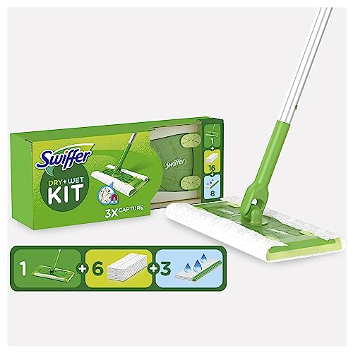 Conjunto de 4 Esponjas e 2 Recargas SWIFFER Procter & Gamble - Esfregonas - conjunto, esponjas, recargas, swiffer