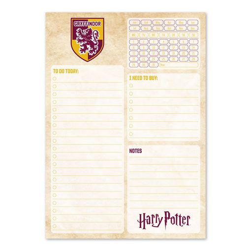Agenda Escolar HARRY POTTER Gryffindor (A5) HARRY POTTER - Calendários, organizadores e planejadores - agenda, escolar, Harry Potter, gryffindor, A5, cores