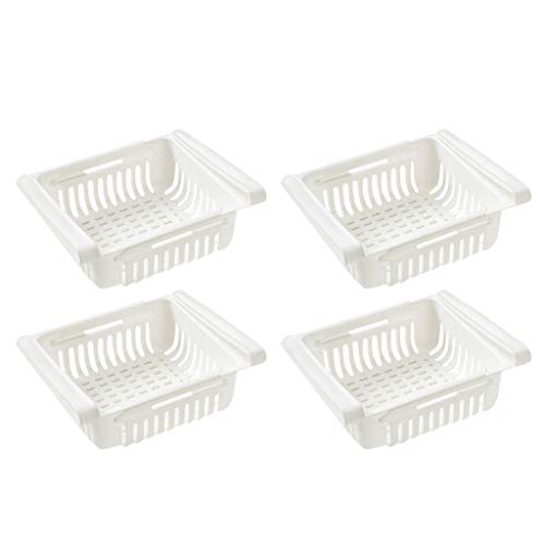 Caixa de Arrumação Polp Branco 4 Unidades POLP - Organizadores de utensílios e talheres - arrumação, branco, 4 unidades