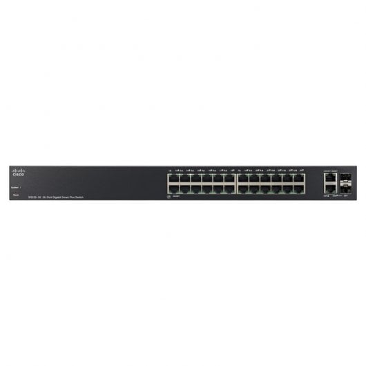 Cisco Small Business SG220-26 Gerido L2 Gigabit Ethernet (10/100/1000) Preto Cisco - Concentradores e comutadores - l2, gigabit ethernet, preto