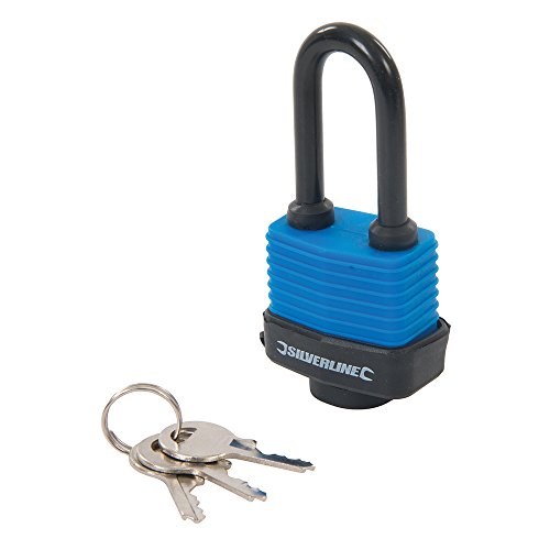 Silverline 218458 cadeado para segurança de crianças Preto, Prateado Silverline - Fechaduras e chaves - latão, preto, prateado, 210g