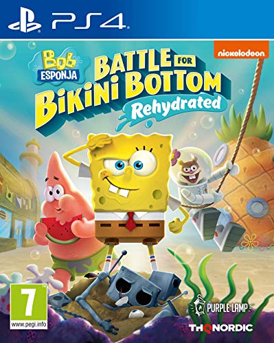 Jogo Ps4 SpongeBob: Battle For Bikini Bottom (M18) THQ NORDIC - Software de jogos de vídeo - ps4, spongebob, Bikini Bottom, ação, aventura