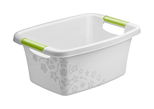 Caixa de Arrumação ROTHO FLOWERS 12L Cinza Rotho - Recipientes de armazenamento doméstico - 12L, cinza, alta qualidade