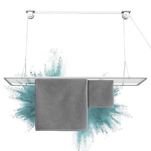 Estendal de Parede ERICA 70 x 50 cm (Branco) Ericsindustrier - Secadores e cabides - 70x50 cm, metal, plástico, suspensão