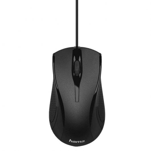 Rato HAMA MC-200 (Cabo USB - Ótico - Preto) Hama - Ratos e trackballs - rato ótico, 3 botões, velocidade ajustável, usb