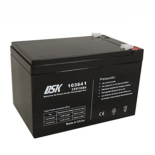 Bateria Recarregável DSK 103641 (Para Moto Elétrica) DSK - Baterias para ups - bateria recarregável, dsk 103641, moto elétrica, plomo gelificado, 12V/1,2Ah