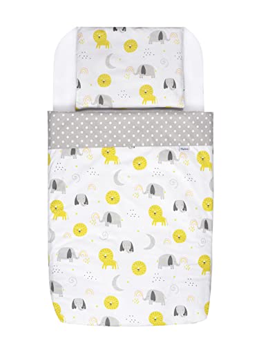 Conjunto de Lençóis FLYIDEAS (Algodão - Branco - 83 x 50 x 2.5 cm) FlyIdeas - Roupa de cama e cama - algodão, branco, transpirável, hipoalergénico