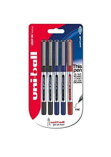 Esferográfica UNI BALL Eye Micro (Azul, Preto e Vermelho) AUTRES - Canetas - resistente à água, ergonómica, compacta, inox