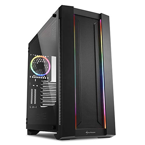 Caixa PC SHARKOON Elite Shark CA200M (ATX Mid Tower - Preto) Sharkoon - Componentes de computador - atx mid tower, preto