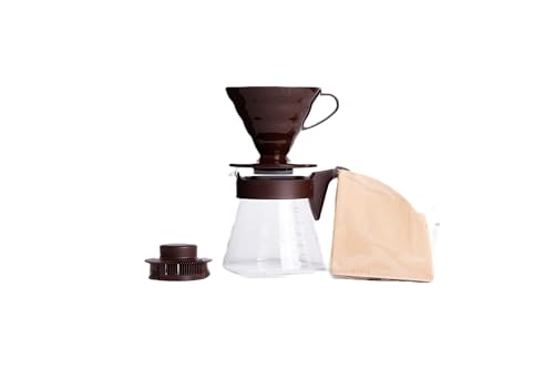 Cafeteira de Filtro HARIO V60 02 Castanho HARIO - Cafeteiras de filtro - filtro, castanho, vidro, 700ml