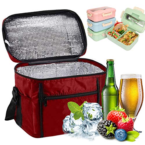 Mala de Alimentação SINWIND 10L (Vermelho) Sinwind - Porta-alimentos e bebidas - 10L, bolsa térmica, isolamento espuma, poliéster
