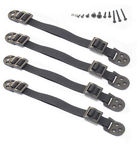 Conjunto de 4 Suportes para Móveis BOXIKI KIDS Boxiki - Móveis para bebês e crianças pequenas - 4 suportes, branco preto, segurança, ajustável