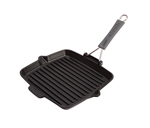 Grelhador Quadrado STABU 1202123 (Aço Inoxidável) STAUB - Chapas e grelhadores - grelhador, quadrado, stabu, 1202123, aço inoxidável