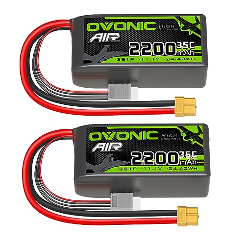 Bateria Recarregável Ovonic 3S 35C 2200mAh 11.1V OVONIC - Baterias - recarregável, ovonic, 3S, 35c, 2200mAh, 11.1V