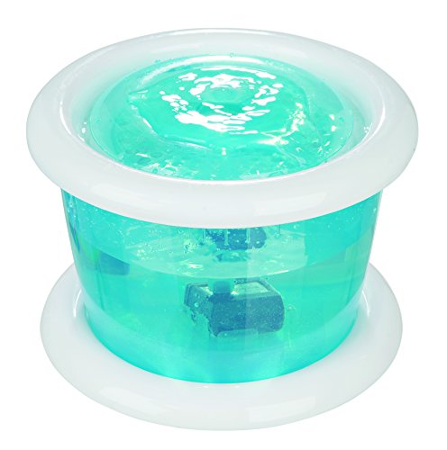 Bebedouro Automático para Animais TRIXIE Bubble Stream TRIXIE - Tigelas, comedouros e bebedouros para animais de estimação - 3 litros, filtro de carvão, bomba silenciosa, design moderno