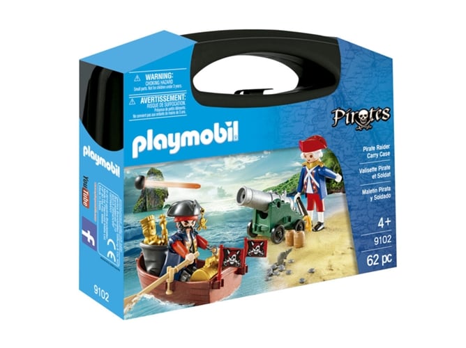 Playmobil Playmo-Friends 9102 Grande Pirata Case and Soldier (Jogos de Construção) PLAYMOBIL - Conjuntos de brinquedos - pirata, soldado, aventura, construção