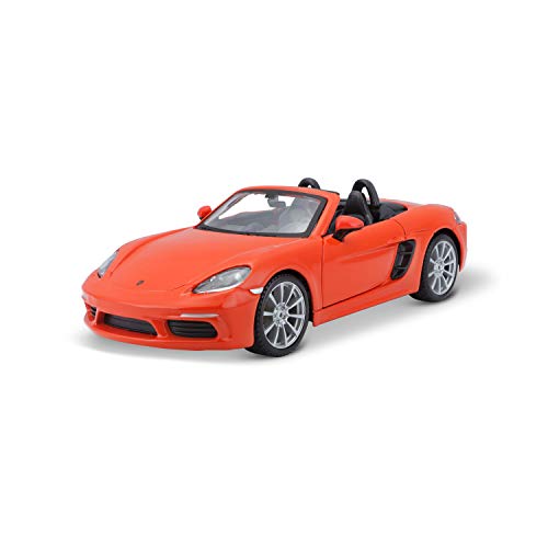 Carro Colecionável Bburago Porsche 718 Boxster BBURAGO - Veículos de brincar - colecionável, porsche 718 boxster, metal, plástico, escala 1/24