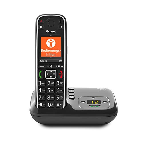 Telefone GIGASET E720A Analógico/Dect Preto Gigaset - Telefones com fios - analógico, dect, preto
