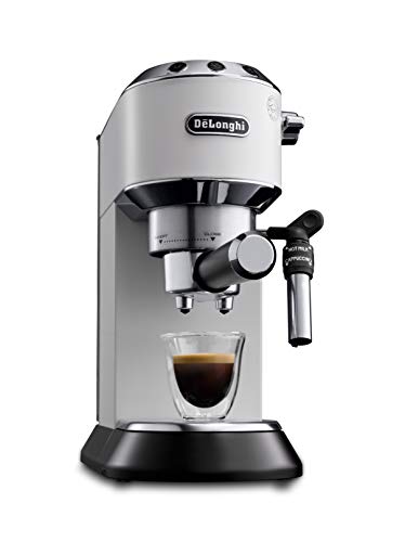 Máquina de Café DeLonghi DEDICA STYLE EC 685.W | Branco (Pequeno Almoço) DELONGHI - Máquinas de café espresso - 1300 w, 15 bar, branco, indicador luminoso