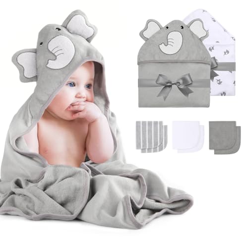 Toalha de Banho MOMCOZY com Capuz para Bebés - 8 Peças Momcozy - Toalhas de banho e panos de limpeza - capuz, bebés, 8 peças