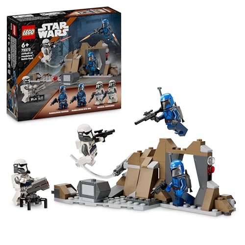 LEGO Star Wars: The Mandalorian - Emboscada em Mandalore (Idade Mínima Recomendada: 7 anos) LEGO - Brinquedos - lego, star wars, mandalorian, emboscada, 7 anos