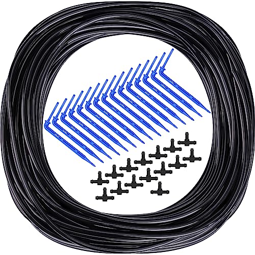 Acessório para sistemas de rega por gotejamento AIBISTAR 30M AIBISTAR - Mangueiras de jardim - plástico, compatível Aibistar, preto azul, 30 peças