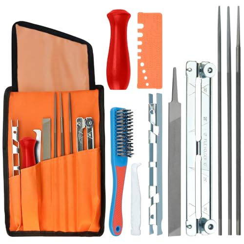 Conjunto de Afiadores ADERTOS 11 Pcs (Recondicionado Como Novo) ADERTOS - Ferramentas - 11 peças, recondicionado, segurança, prático