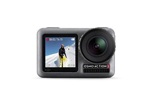 Câmara de Ação DJI Osmo Action Cam (4K - 12 MP - Até 65 min de autonomia) DJI - Câmeras - 4k, 12 mp, 65 min autonomia