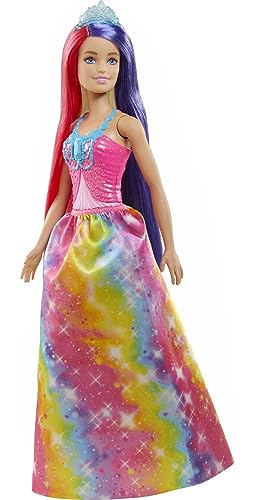 BARBIE Royal Dreamtopia (Idade Mínima Recomendada: 3 anos) Barbie - Bonecas - boneca, figura de ação, 29 pontos articulação, acessório cabelo