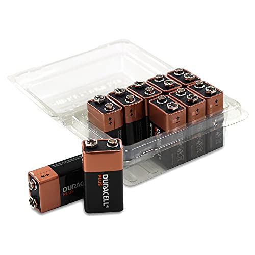 Pilhas DURACELL Plus Power More Power (9V - 10 unidades) Duracell - Baterias de uso geral - alcalinas, multiusos, 50% mais potência, 9V