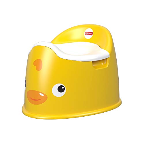 Porta-Livros FISHER PRICE Patinho com Função de Descarga Fisher-Price - Móveis para bebês e crianças pequenas - porta-livros, função de descarga, pipi, recipiente