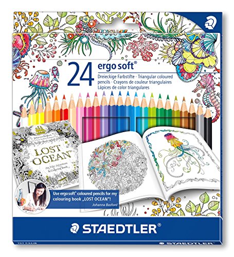 Lápis de Cor STAEDTLER Triangular (Azul) Staedtler - Lápis de madeira - ponta triangular, traçado fácil, preciso