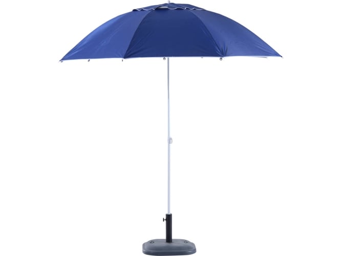 Guarda-sol Outsunny | Azul - Poliéster, ferro e plástico - 10210 x 222 cm Outsunny - Móveis de exterior - azul, poliéster, ferro, plástico, 10210x222 cm