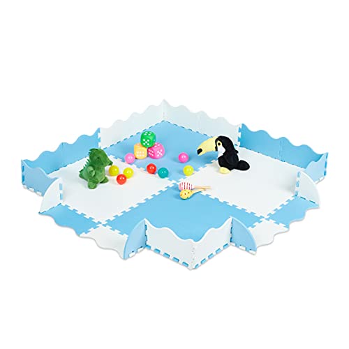 Tapete de Atividades Relaxdays 0 Azul (Recondicionado Como Novo) Relaxdays - Brinquedos - tapete, atividades, azul