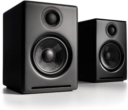 Colunas Bluetooth AUDIOENGINE A2+ (Preto - Autonomia: Até 15 horas) Audioengine - Alto-falantes - bluetooth, aptx hd, 15 horas, altifalantes hi-fi